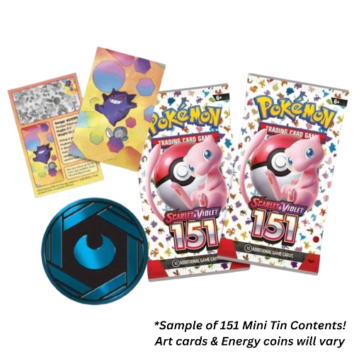Pokémon 151 Mini Tins - Sealed (1-TIN) *Limit 2 Per Order