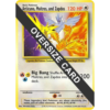 Articuno, Moltres, and Zapdos (Warner Bros. Promo) - Jumbo Card (PR)