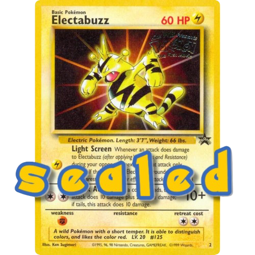 Pokémon The First Movie Promo: ELECTABUZZ - Sealed