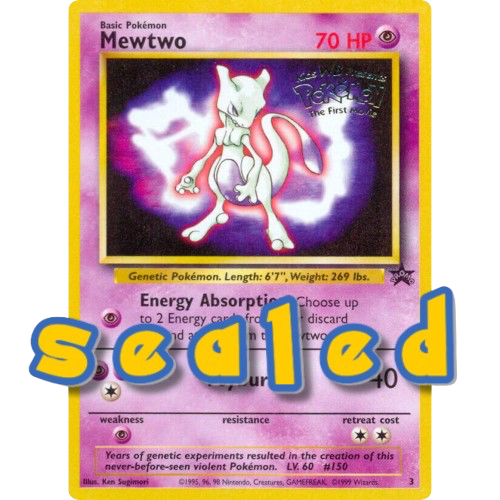 Pokémon The First Movie Promo: MEWTWO - Sealed