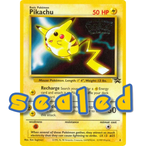 Pokémon The First Movie Promo: PIKACHU - Sealed