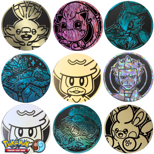 Pokémon Coin (Large) - Various Styles
