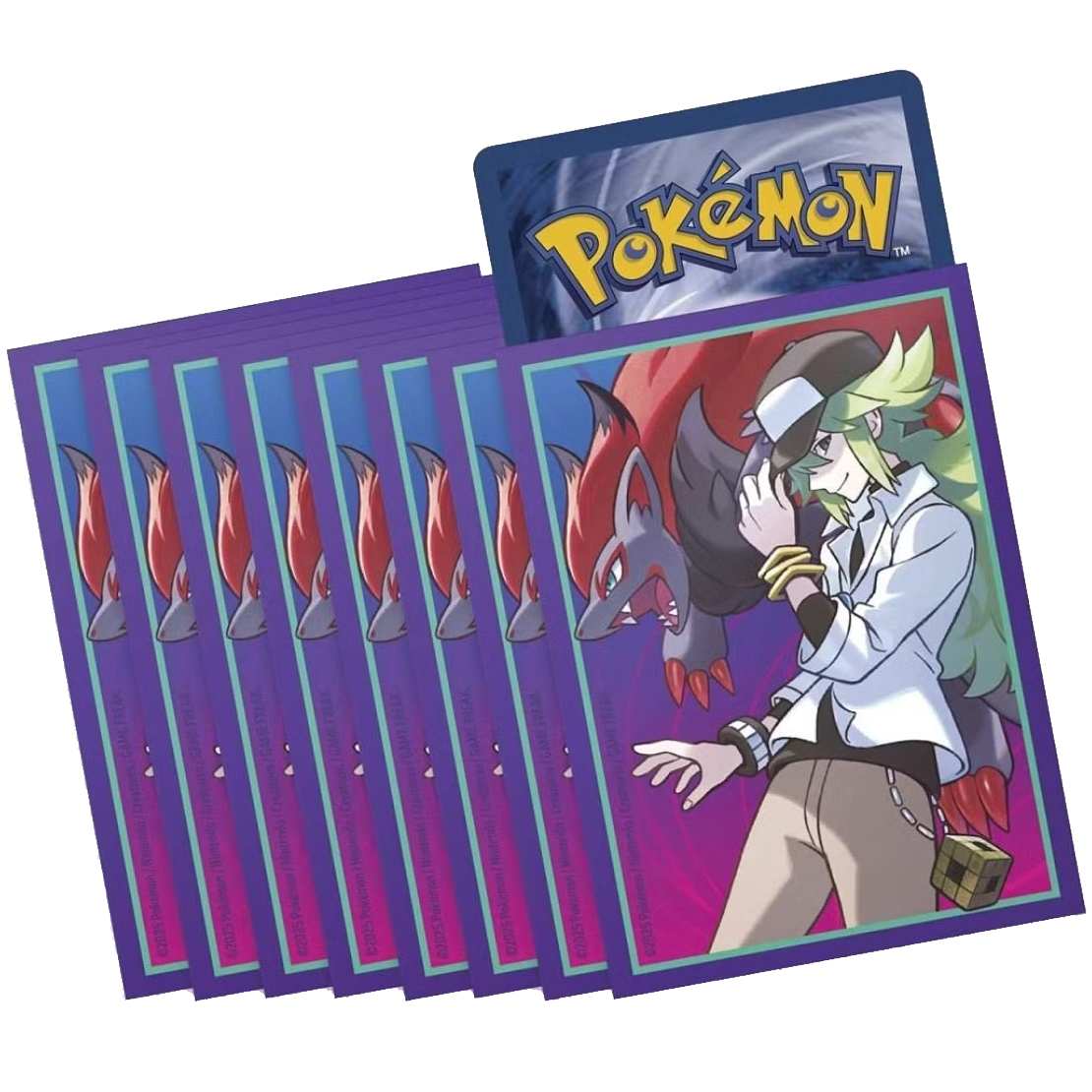 Pokémon TCG: Journey Together Elite Trainer Box Card Sleeves - N & Zoroark (65-Pack)
