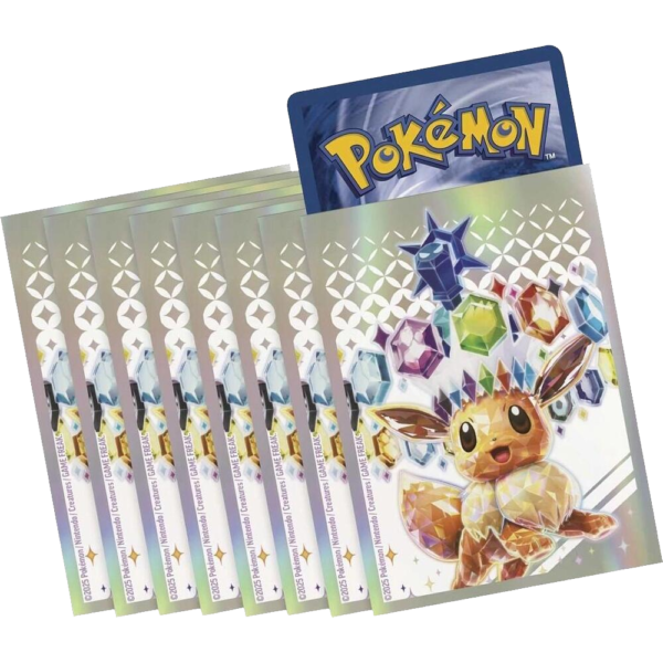 Pokémon TCG: Prismatic Evolutions Elite Trainer Box Card Sleeves - Eevee (65 Pack)