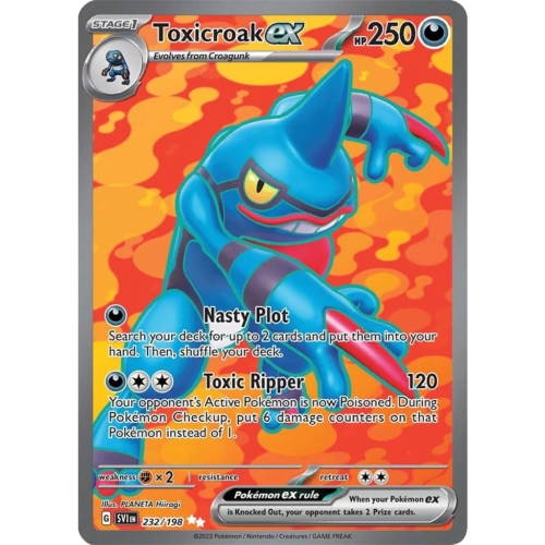 Toxicroak ex - 232/198 - SV: Scarlet & Violet Base Set (SV1)