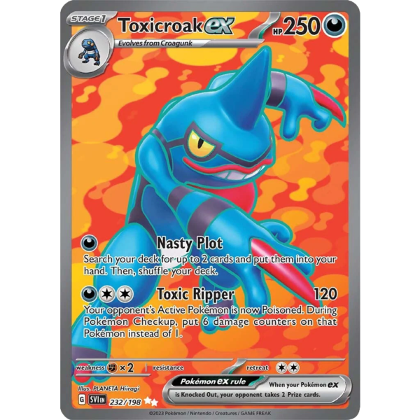 Toxicroak ex - 232/198 - SV: Scarlet & Violet Base Set (SV1)