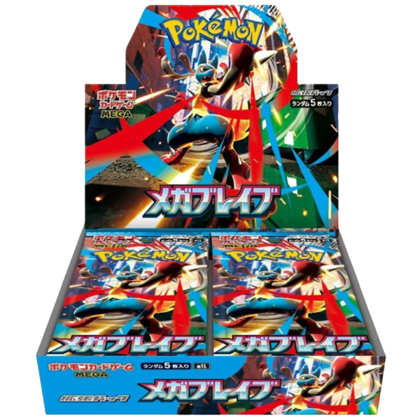 mega brave jp Pokémon Mega Brave Japanese Booster Box - Sealed